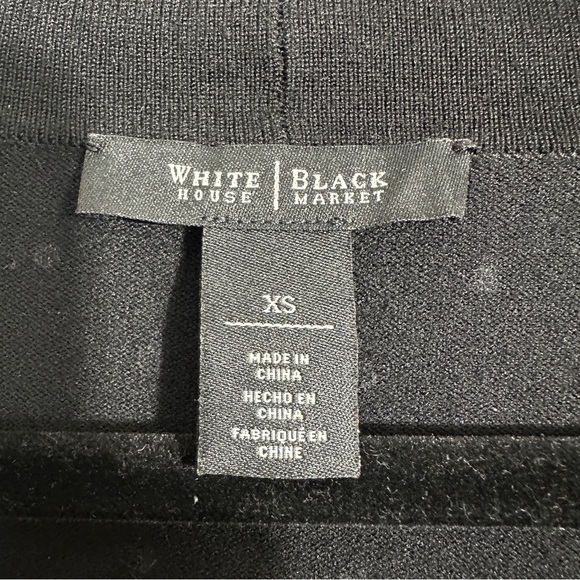 White House/Black Market size XS bolero shrug, embellished, black, sparkle - Picture 3 of 8